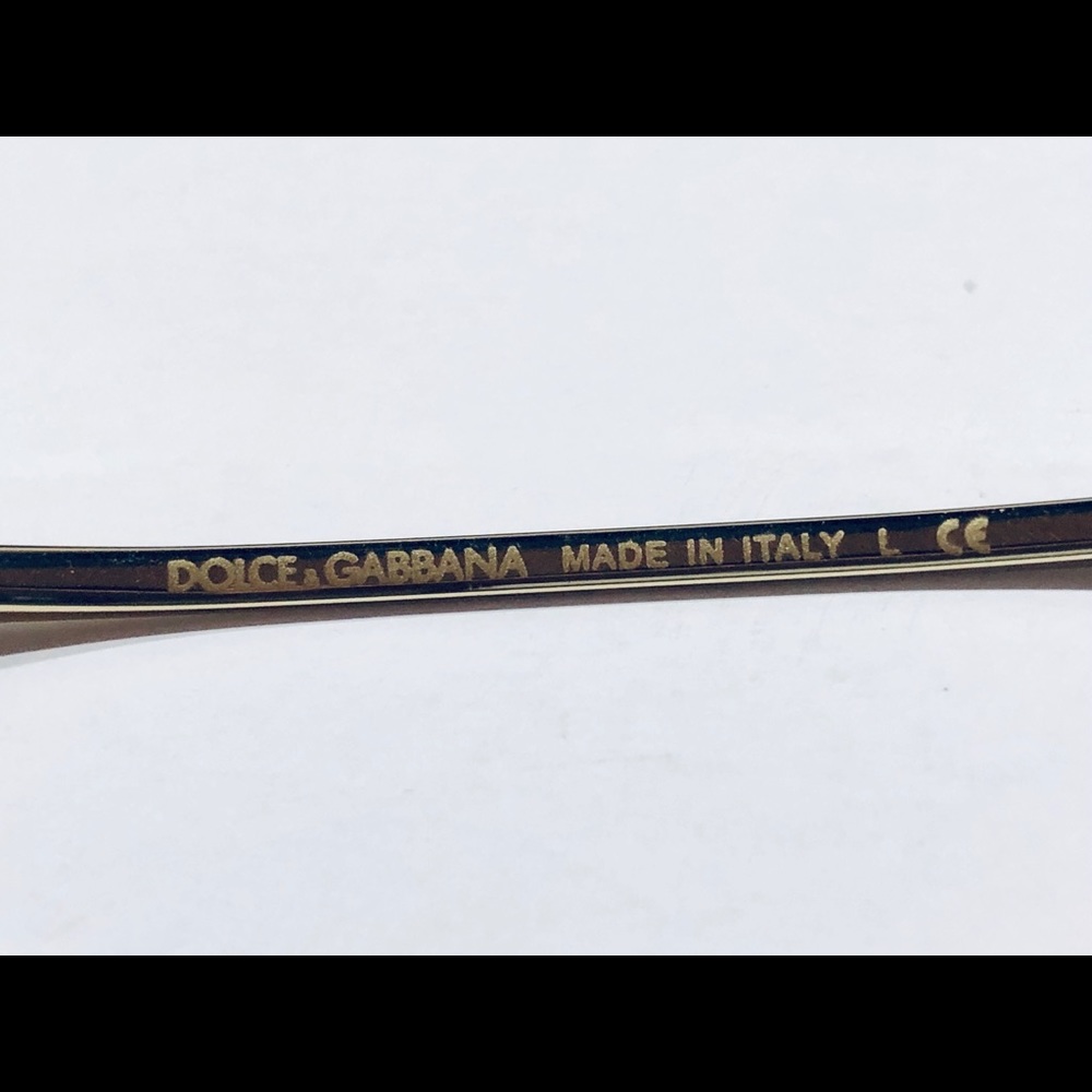 Dolce & Gabbana Eyeglasses Havana Brown w/ Gold - Picture 7 of 8
